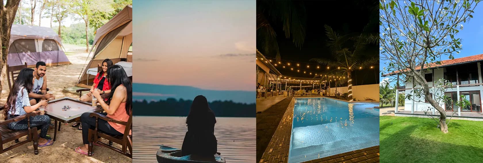 Lush green tea plantations in the Sri Lankan hill country